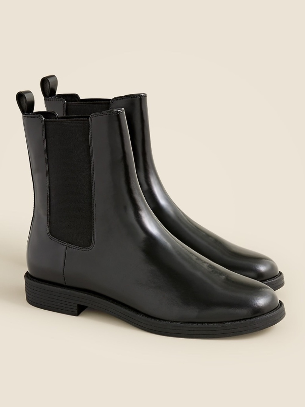 J. CREW Chelsea Boot In Vegan Leather Women’s Size 8.5 Black
